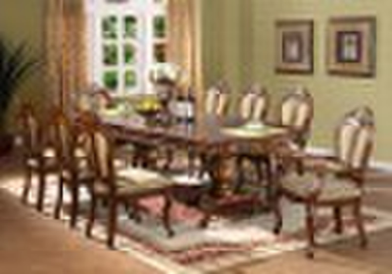 Hand carved dining table sets