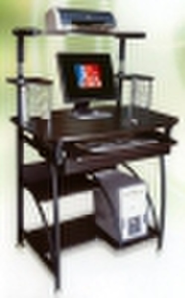 Steel Wood Computer Table