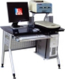 Steel Glass Computer Table