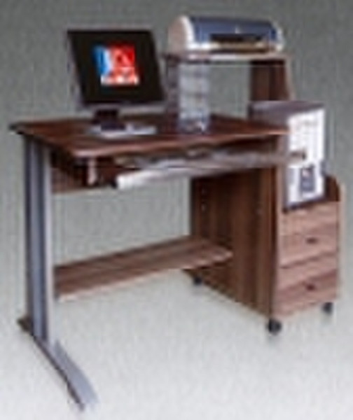 Steel Wood Computer Table