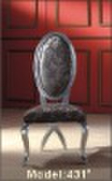 silver dining chair