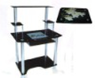 FASHIONABLE GLASS COMPUTER TABLE