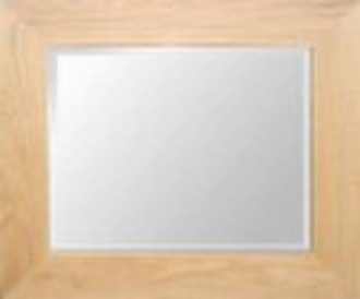 solid oak frame mirror
