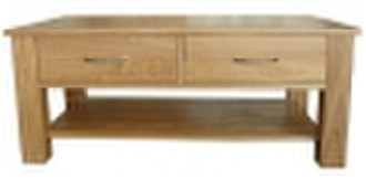 solid oak coffee table