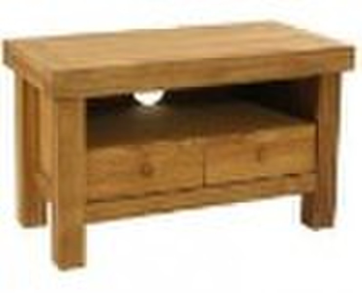 OAK TV LOW UNIT FURNITURE