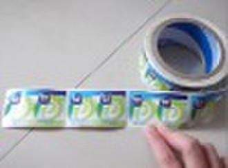 clear  stricker self adhesive label