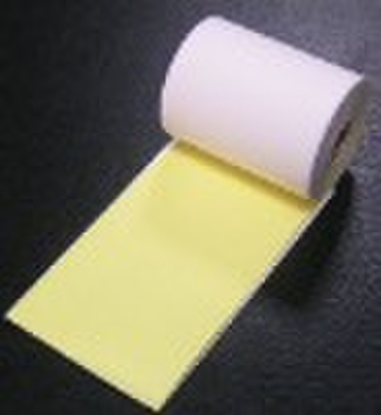 Carbonless base paper roll