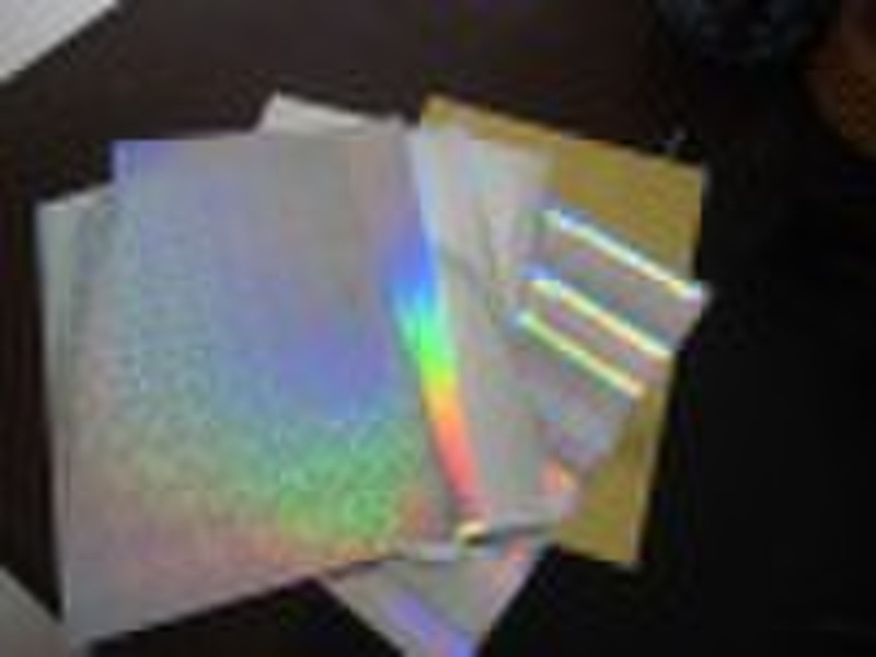 Laser metallized paper