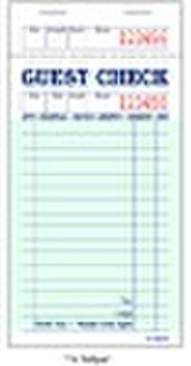 Guest check ,Restaurant docket book,waiter docket