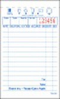 Guest check ,Restaurant docket book,waiter docket