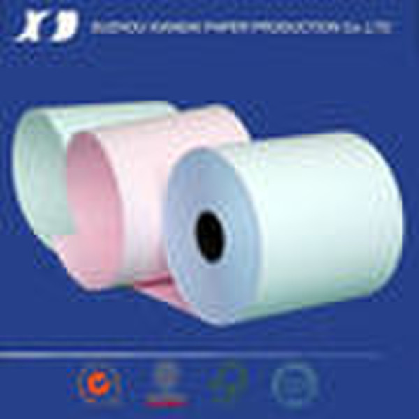 2 ply NCR paper rolls,blue image