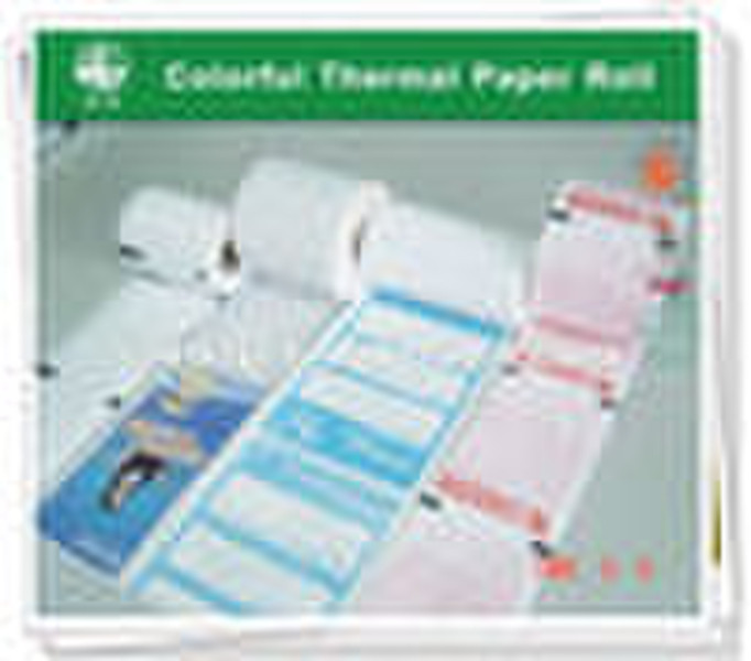 Preprinted thermal paper rolls