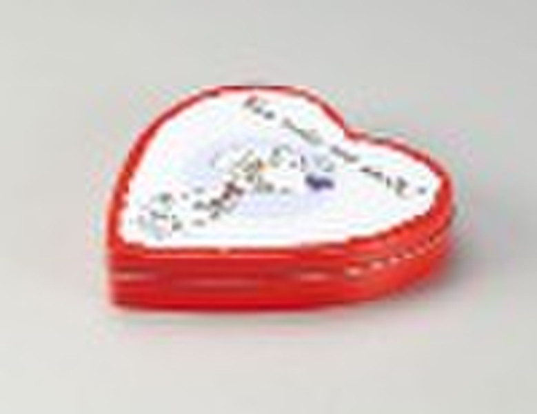 Heart Shape Tin Box