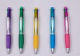 hot sell multi-coloured ball pen, high quality