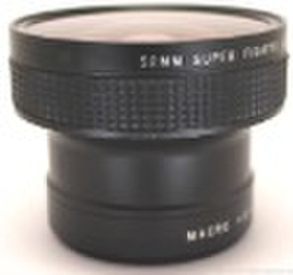 52mm 0.25X fisheye lens with macro