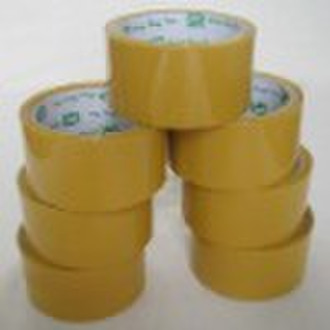 yellowish packing tape (adhesive sealing tape)