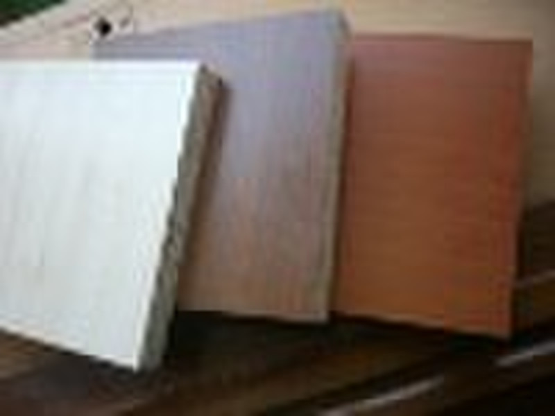 Melamine particle board