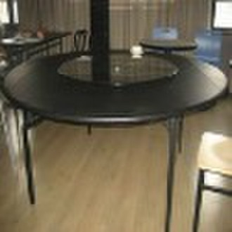 fold round table/dining table