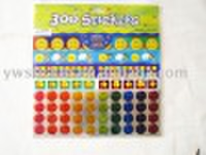 adhesive kids stickers 300pcs