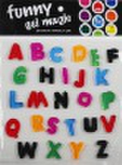 alphabet gel sticker magic item