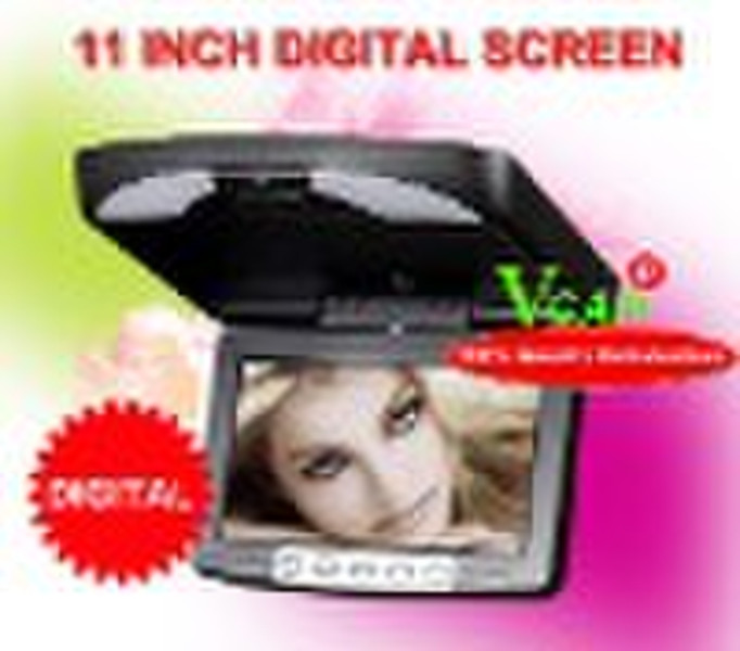 12inch digital flip down car LCD monitor