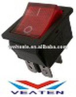 Illuminated rocker switch