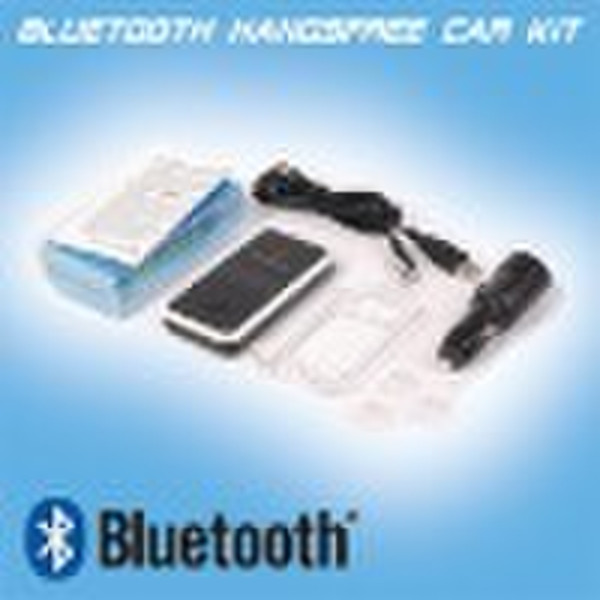 LCM screen solar charging bluetooth car kit