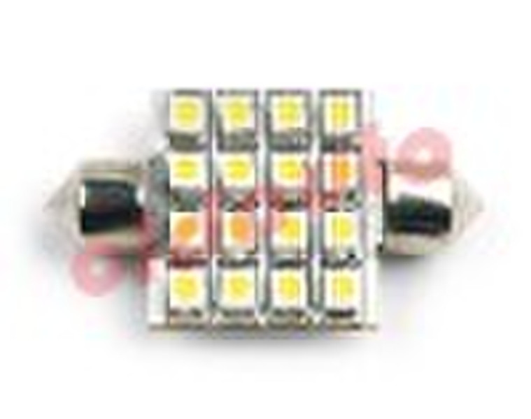 T11x36mm, 16LEDs, ФЕСТОНА SMD