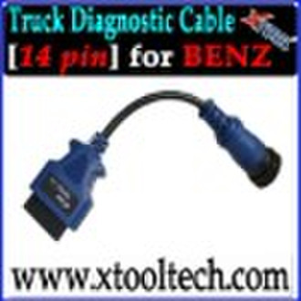 Mercedes truck cable obd2-14pin