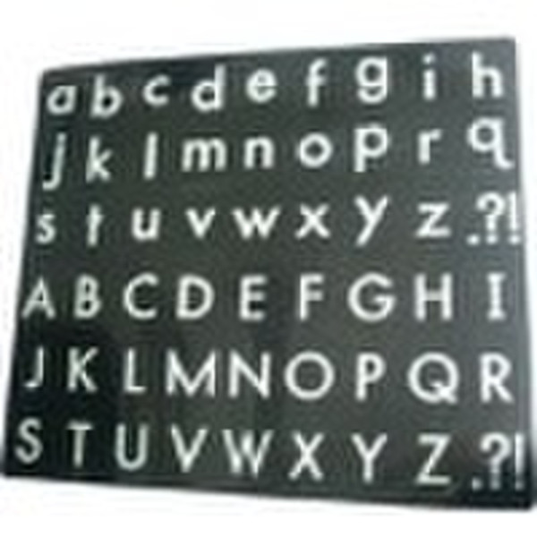 glitter Braille Druck