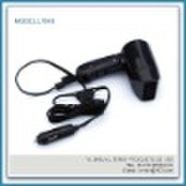 12V Hair Dryer and Defroster with Folding Handle