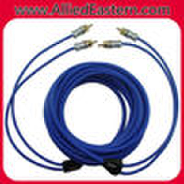 Twisted pair RCA cable