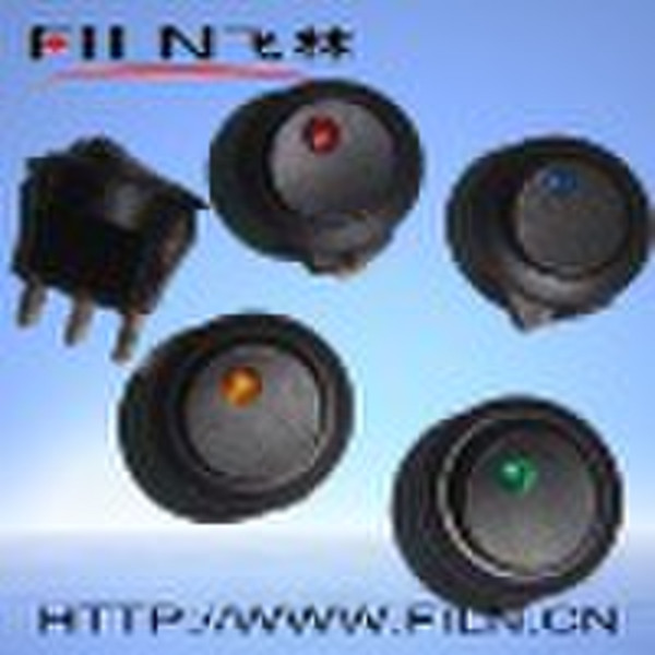 round rocker switch