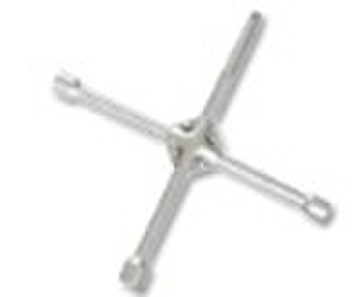 cross rim wrench with iron pad