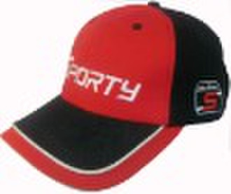 piping embroidery racing cap