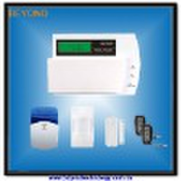 PSTN Home Alarm System with LCD display and multip
