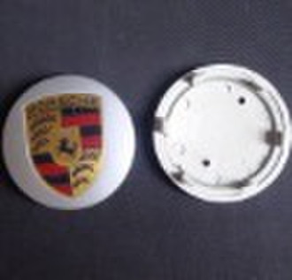 Porsche Auto Radkappe (Silber und Gold Basis logo)