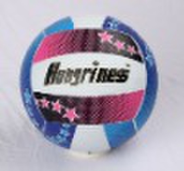3 Farben Gummi-Volleyball