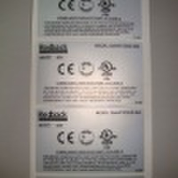 (electrical) appliance label