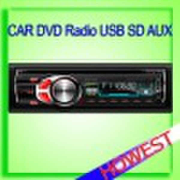 在跑车的dvd播放机的通用串行总线(USB)+SD+电台+DVD+CD