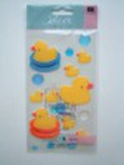 Cute duck Epoxy Sticker