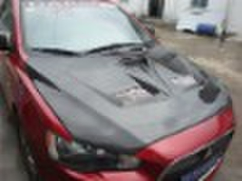 Carbon fiber bonnet of 08-10 Mitsubishi Lancer BSC