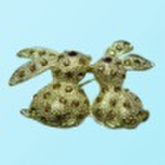 costume brooch (rabbit shape)