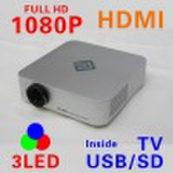 LED home theatre TV projector