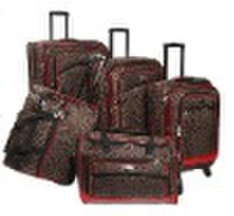leopard travel Spinner Luggage Set