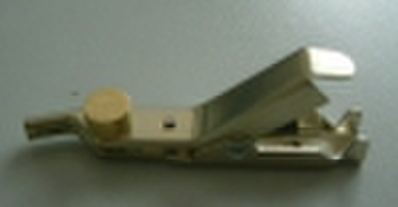 Large angled nose telecom clip