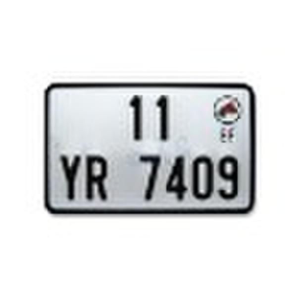 BF License Number Plate