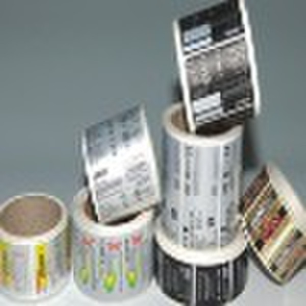 custom battery adhesive label printing