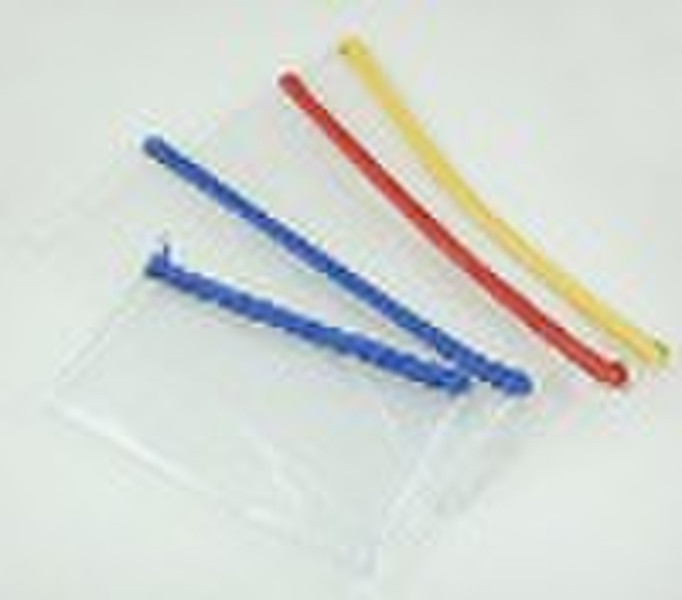 clear PVC zipper bag