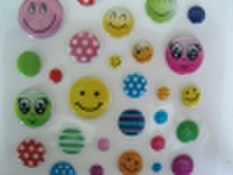 Puffy Self-Adhesive Stickers